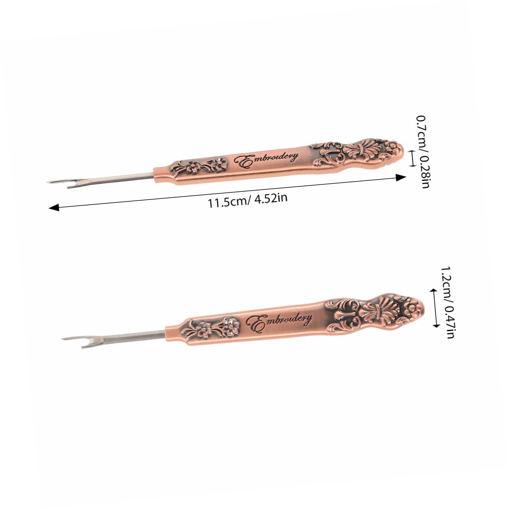 SEWACC Thread Remover Tool Vintage Seam Ripper Hand Grip Easy to Use and Maintain Portable for Travel