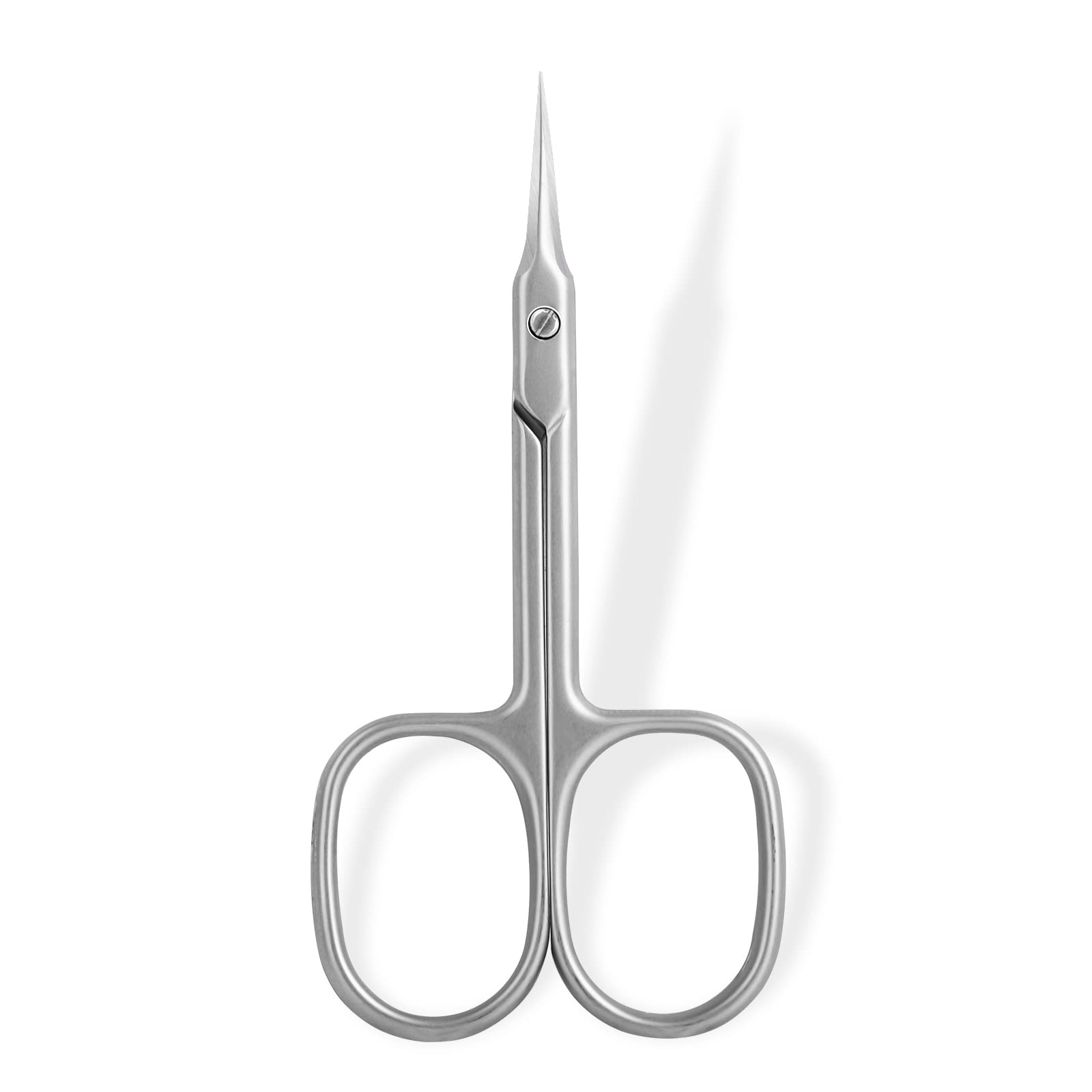 Bng Silver Cuticle Scissors Professional Curved Cuticle Cutter For Nails, Sharp Nail Scissors For Women Men Cuticle Remover, Pedicure Manicure Nail Art Tool,
