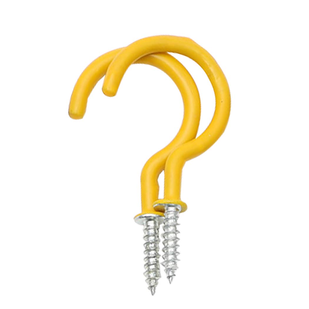 B bangcool 10PCS Screw in Hook Heavy Duty Cup Hook Tent Hook Tent Accessories for Camping