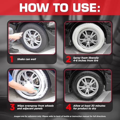 Black Magic Tire Wet Foam
