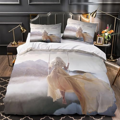 Parure de lit Bull Terrier effet 3D super douce en microfibre luxe