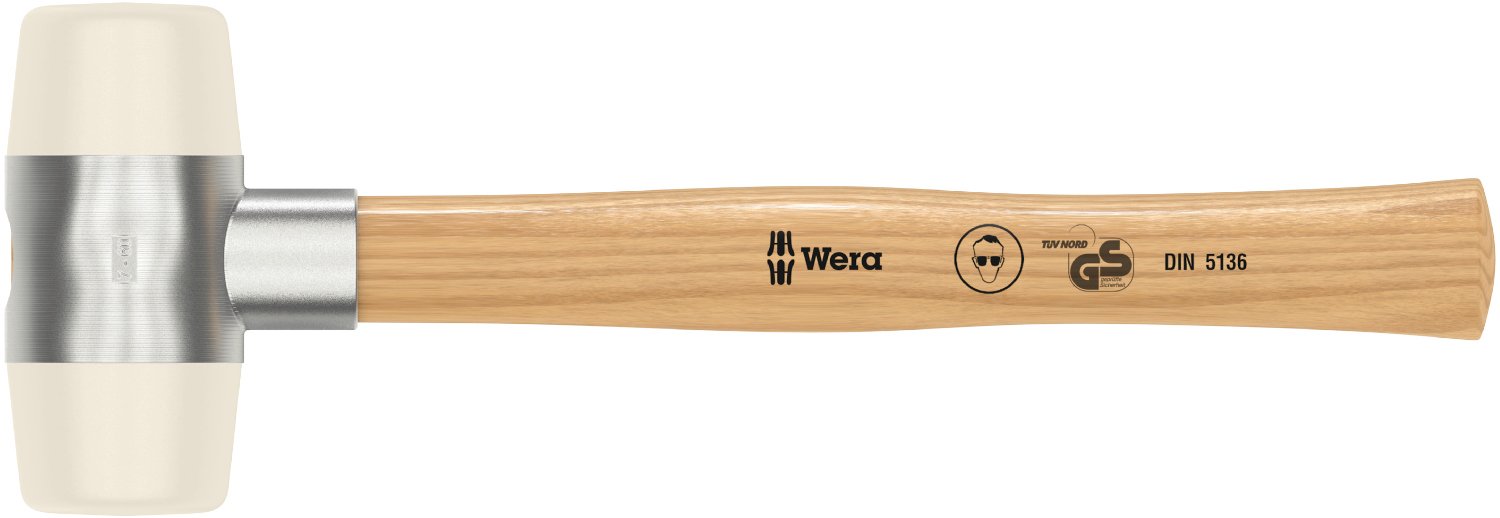 Wera 05000335001 Maza con Cabeza de Nilón, 7 x 60 mm