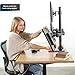 Quad LCD Monitor Height Adjustable 4 Screen Desk Mount Stand