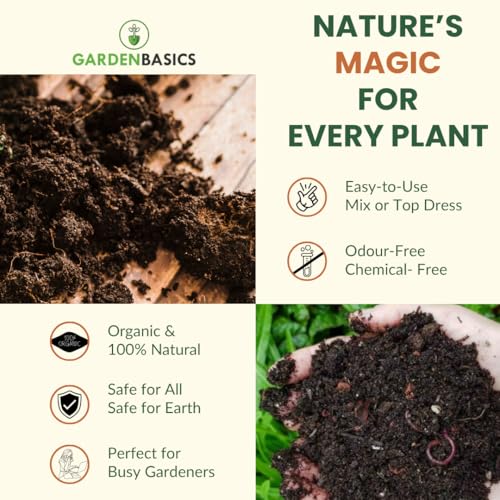 Image of Worm Magic Vermicompost 2.5kg & Coco Magic Cocopeat Powder 2.5kg Combo | Organic Soil Booster for Faster Plant Growth | Ideal for Terrace Garden, Indoor Plants & Potting Mix