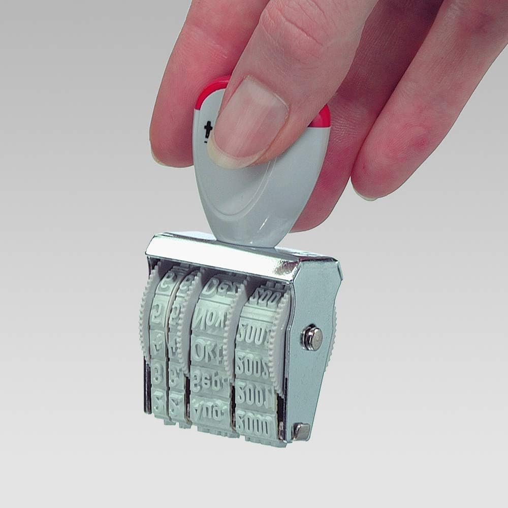 Trodat 1010 Classic podręcznik, miesiące na literach, rozmiar oznaczenia ok. 4 x 26 mm