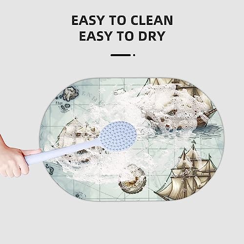 Tapis de bain en terre de diatomées BONDIJ doux, la solution anti-humidité pour douche - 7