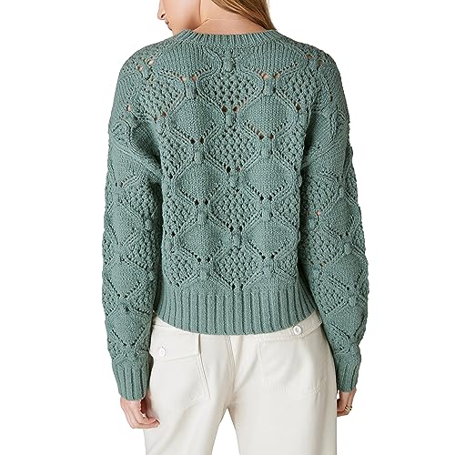 Image of Lucky Brand Women's Lucky Brand Women's Open Stitch Pullover Sweater