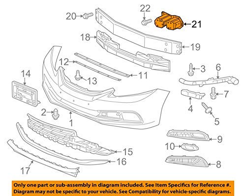 Photo 1 of Honda Genuine Parts - Extension, L. Fr. (71160-TR3-A00ZZ)