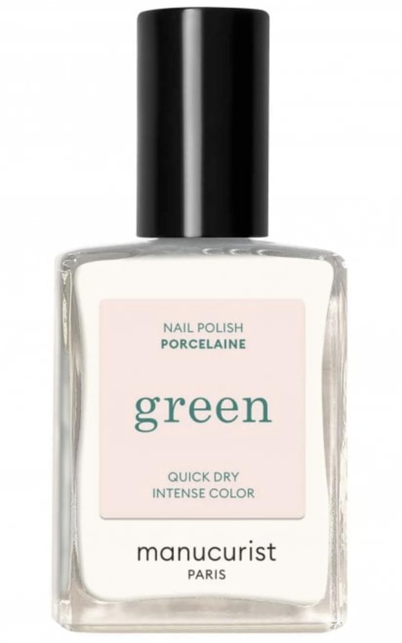 Green Vegan-Friendly Nail Polish - Porcelaine 15ml