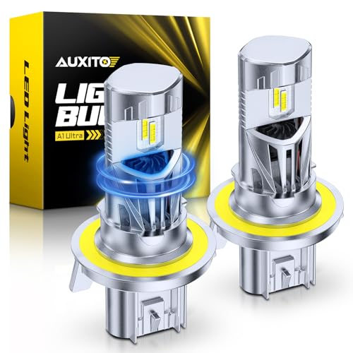 Image of AUXITO 9008 Bulb H13 Bulbs, 80000LM Brighter Ultra-Bright, Plug N Play, Long Lifespan, No Flicker, 99% Compatibility, 2PCS