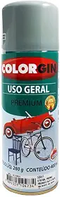 Tinta spray Colorgin Uso Geral Primer secagem rápida 400ml cinza Sherwin Williams