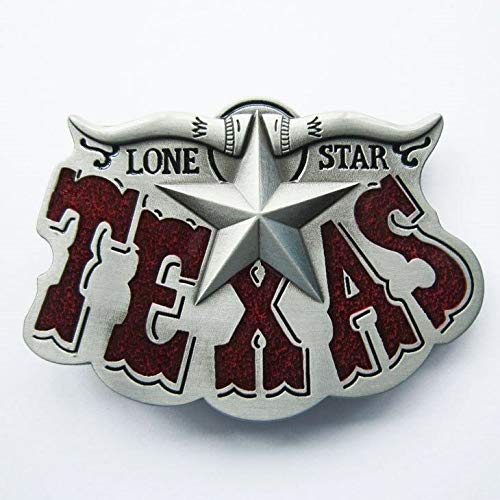 Lone Star State Texas Belt Buckle Cowboy Redeo Western (Make Your Own Design With Pictures)