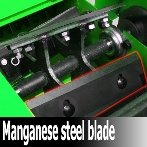 Image of TXMACHINE Lawn Mowers 800kg /h hay Cutter Machine Electric hay Cutter Silage Machine Grass Cutter for Chaff,Corn Straw,Grass,Wheat Straw with Miniature Circuit Breaker (220V /60HZ)