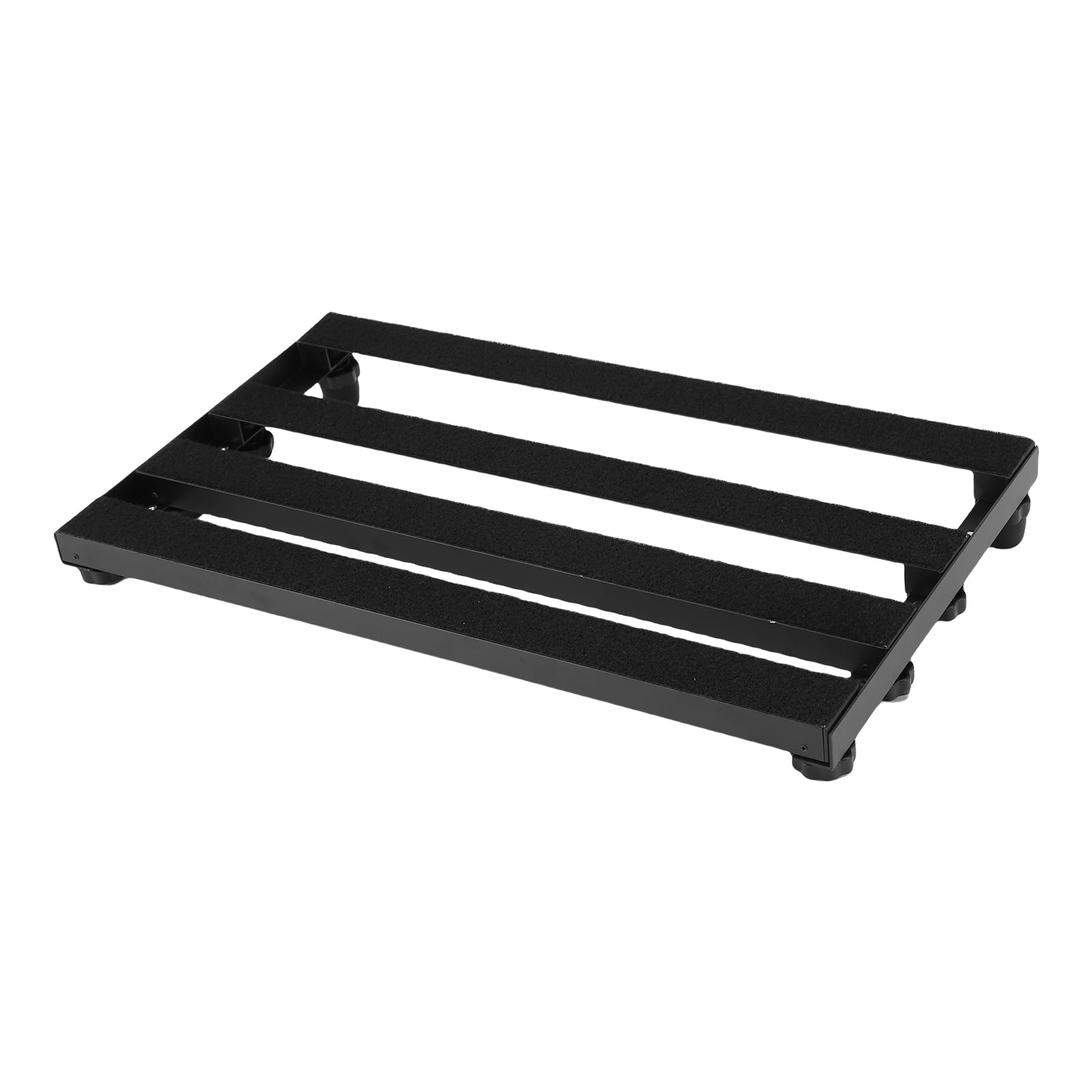 Gedourain Pedaliera per Chitarra in Lega di Alluminio Pedaliera per Effetti Compatta e Portatile per Concerti Bandistici, Feste 4 Traverse 2 Barre Laterali