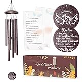 Miscarriage Gifts for Mothers, 25'' Loss of baby Sympathy Wind Chimes,infant loss memorial gifts,Bereavement,Condolence,Remembrance Gift,Miscarriage Keepsake for Mom,Windchimes in Memory of angel baby