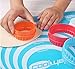 NELPLA Two Side Round Cookie Cutters,Biscuit Cutters and Fondant cake Cutters, Set of 6 PCS, Assorted color