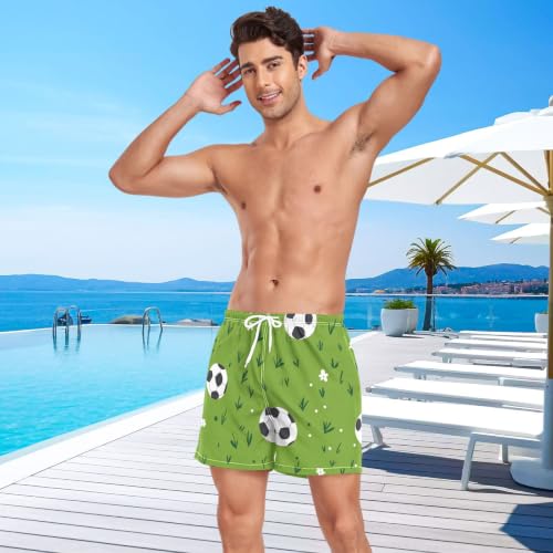 Bañador de secado rápido de fútbol para hombre ideal para la playa y piscina 3