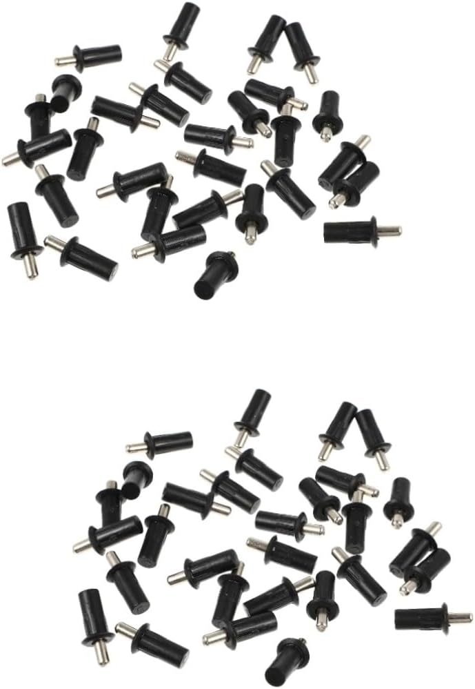 PRETYZOOM 60pcs Plantation Shutter Repair Pin Iron Telescopic Replacement Bolt for Easy Shutter Maintenance Suitable for Cabinet and Door Repairs