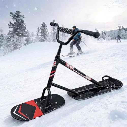 WANGYYDS Snow Sled & Skateboard with Rotatable Snow Skate