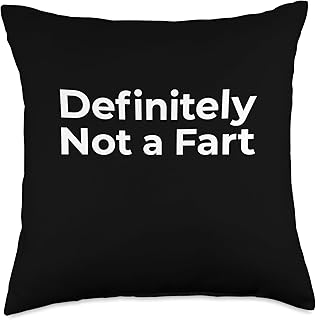 Definitely Not A Fart Classroom Fart Denial Back to School Throw Pillow