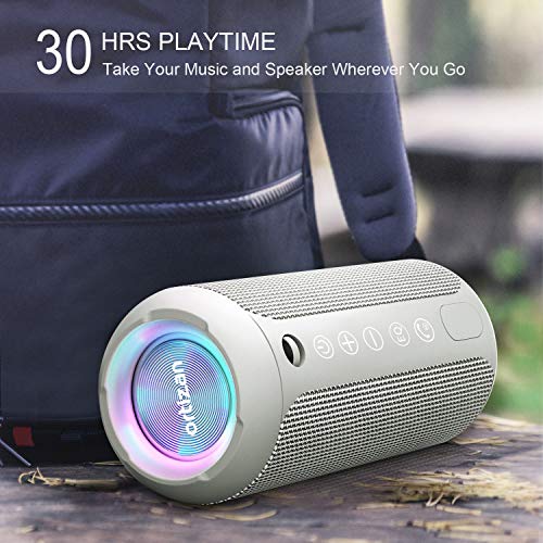 Ortizan Portable Bluetooth Speaker, Ipx7 Waterproof Wireless Speaker With 24W Loud Stereo Sound, Outdoor Speakers With Bluetooth 5.0, 30H Playtime,66Ft Bluetooth Range, Dual Pairing For Home #TOP5