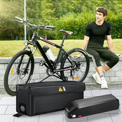 Adiwo Ebike Battery Bag, Fireproof, Explosion-Proof Lipo Safe Bag,Extra Large Battery Safety Box, including fastener, zip, cable guide for storage, transport, charging case - Image 7