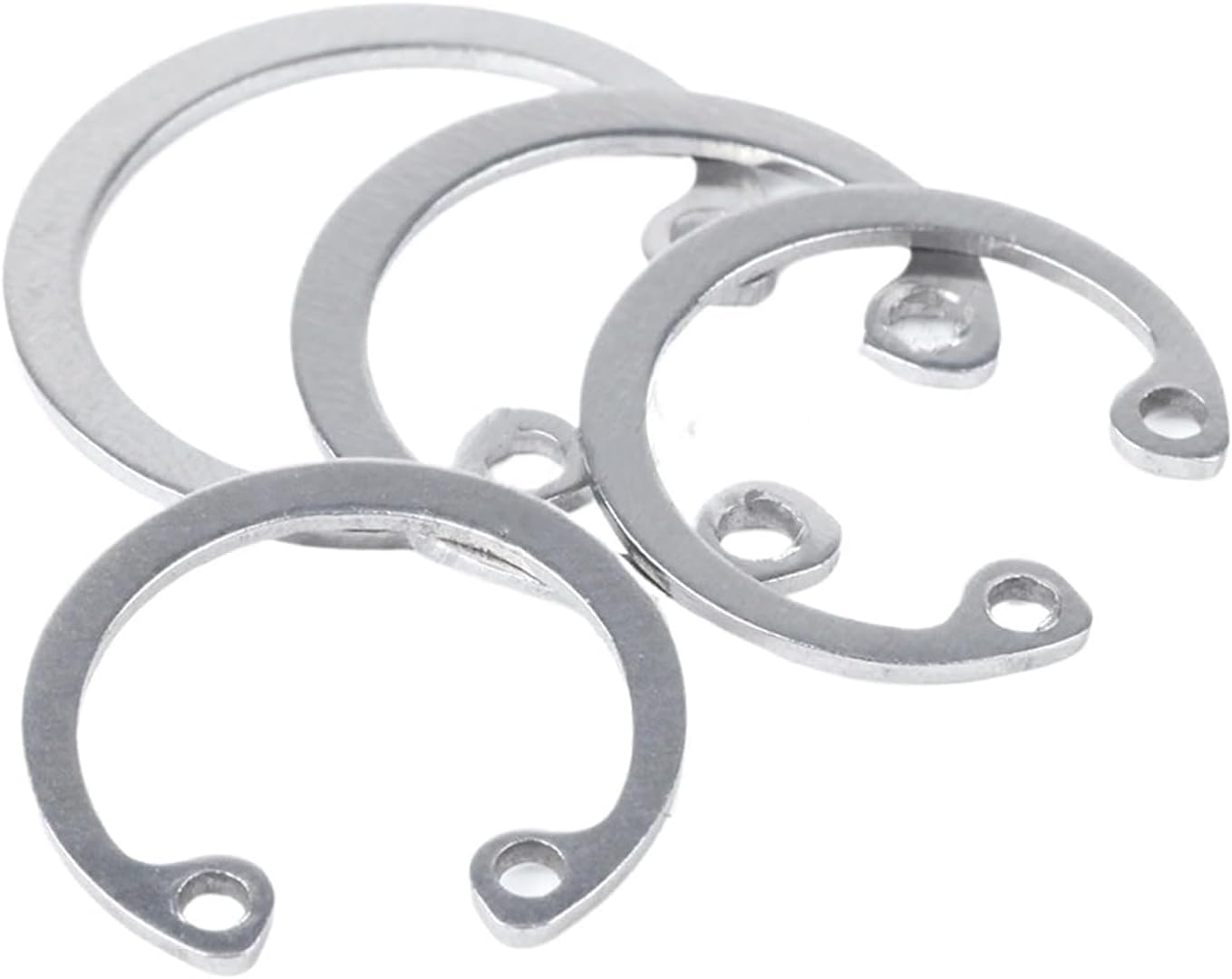 External Retaining Ring,External Circlip,Retaining Snap,10pcs M8- M25 304 Stainless Steel C-Type Elastic Ring Circlip Snap Retaining Washer,(M30)