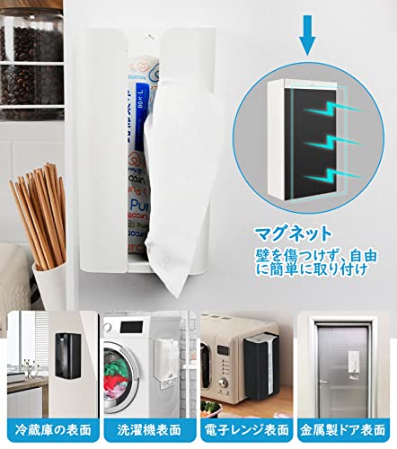 ティッシュケース マグネット ペーパータオルホルダー ポリ