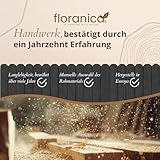 Floranica Beetumrandung Beeteinfassung 20 x 200 cm Anthrazit Rasenkante Holz Gartenzaun Holzzaun Flexibler Rollborder