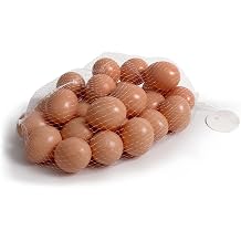 ReaVET Breeding Aid Eggs in Net Pack of 25 - Breeding Aid Chickens Lifelike Nest Eggs Laying Eggs for Breeding Aid Artificial Chicken Eggs Eggs for Nesting Location
