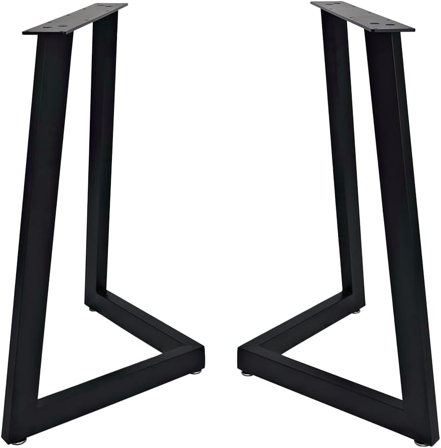 JIANZHUO Metal Desk Legs Iron Coffee Table Legs,Heavy Duty