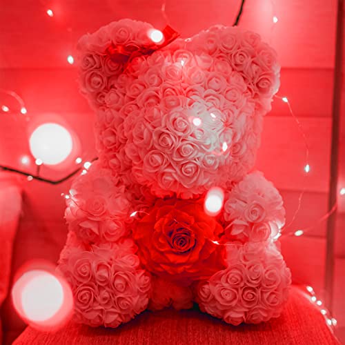 Malgero Red Fairy String Lights Battery Operated Indoor With Timer For Christmas, 2Pack Total 100Led 32.8Ft Silver Copper Wire Halloween Lights For Home,Party, Wedding #TOP1