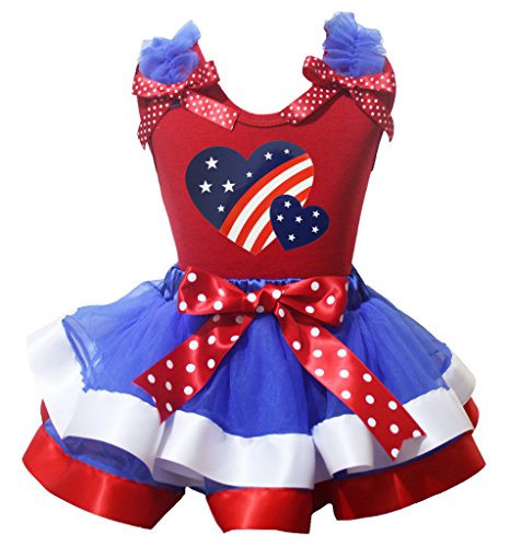 Vestido camiseta de Estados Unidos infantil ideal para las celebraciones del 4 de julio en familia