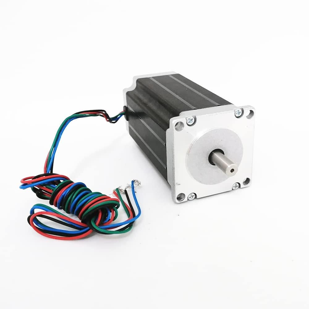 MXXDMOPD 57mm*112mm 2-Phase 4-Wires 3A 2.8N.m 1.8deg. Square Hybrid Stepper Stepping Motor with 8mm Shaft
