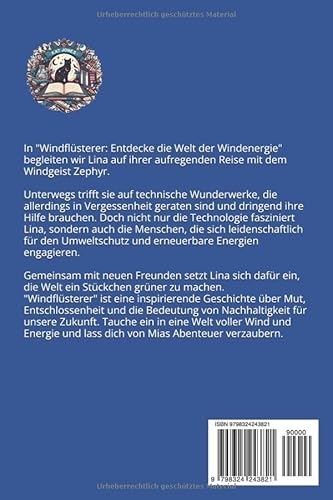 Windflüsterer: Entdecke die Welt der Windenergie - Ein Kinderbuch über Nachhaltigkeit (German Editio