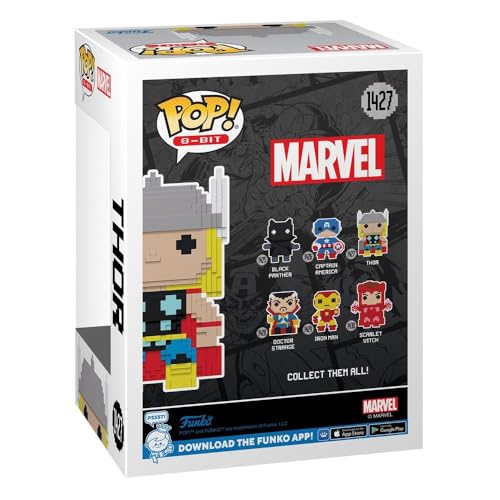 Marvel Figurine POP! 8 Bit Thor 9 cm - vue 3