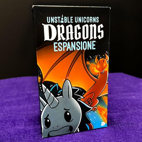 Unstable Unicorns: Dragons - Espansione Gioco Di Carte In Italiano - Asmodee - 54 Carte