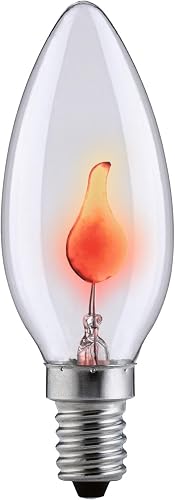 Paulmann 53000 Ampoule Bougie Scintillante 3W, E14, 97mm 35mm, Clair