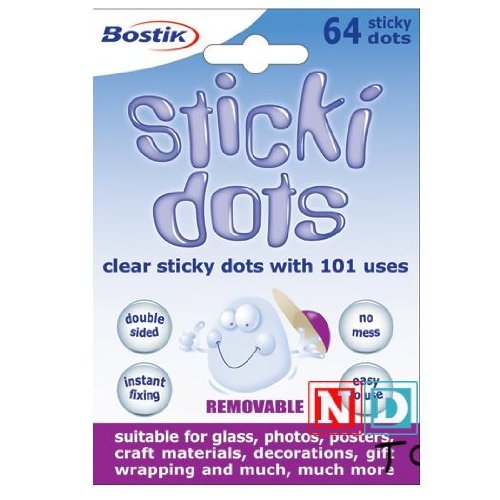 5 X Bostik Sticky Glue Dots Removable Amazon.co.uk Stationery