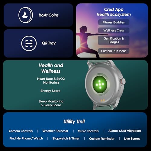 boAt Lunar Discovery w/ 1.39" (3.5 cm) HD Display, Turn-by-Turn Navigation, DIY Watch Face Studio, Bluetooth Calling, Emergency SOS, QR Tray, Smart... - Image 3