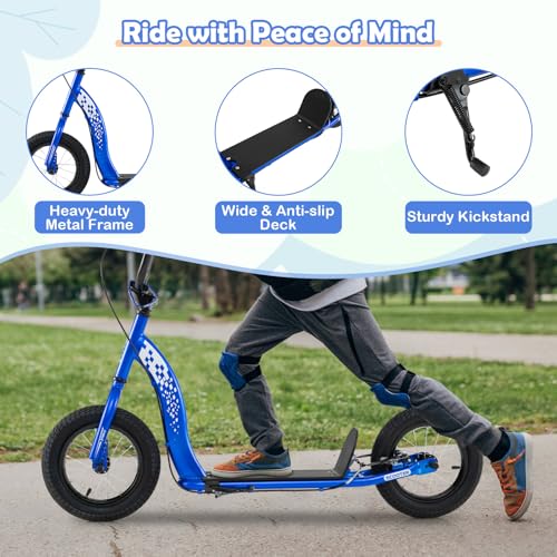 GYMAX Heavy Duty Off-Road Kick Scooter