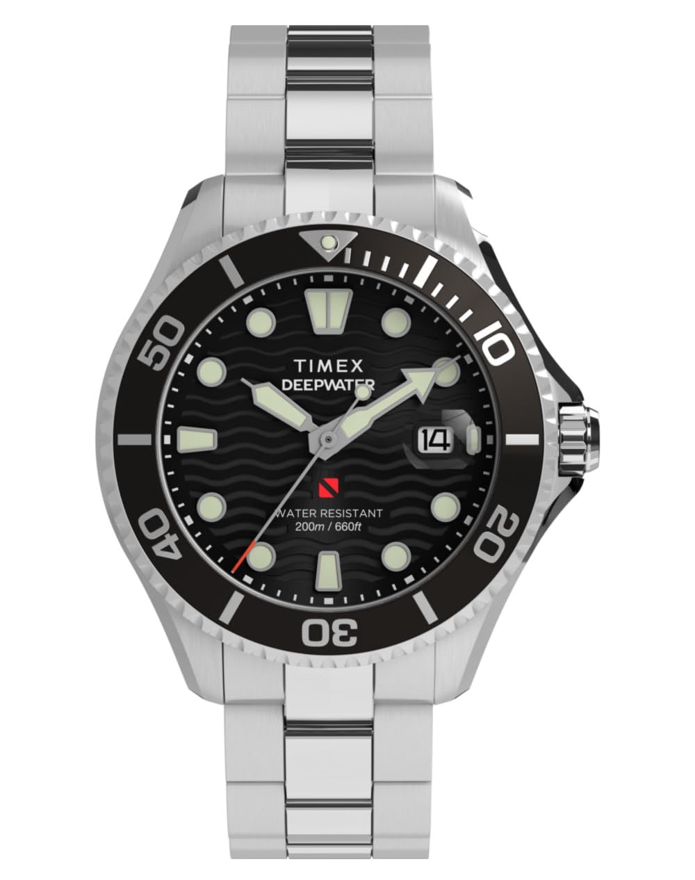 Timex Herren Analog Quarz Armbanduhr Deep Water Meridian