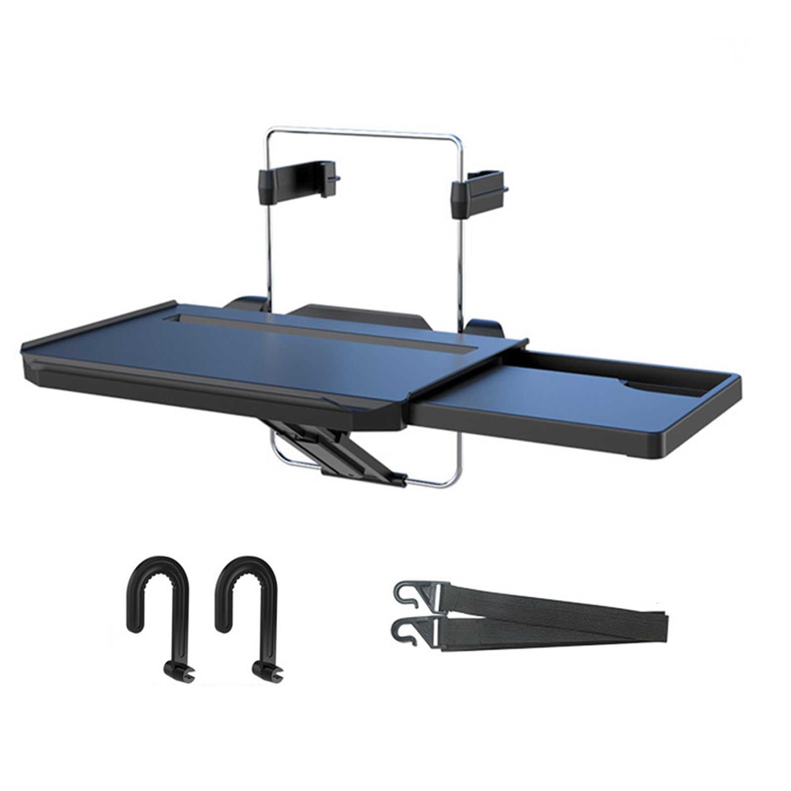 Support De Volant De Voiture, 2 en 1 Plateau De Volant Table D'ordinateur Pliable Et Portable pour Siège De Voiture Universel Support Multifonctionnel pour Volant Plateau De Table Jusqu'à 10kg