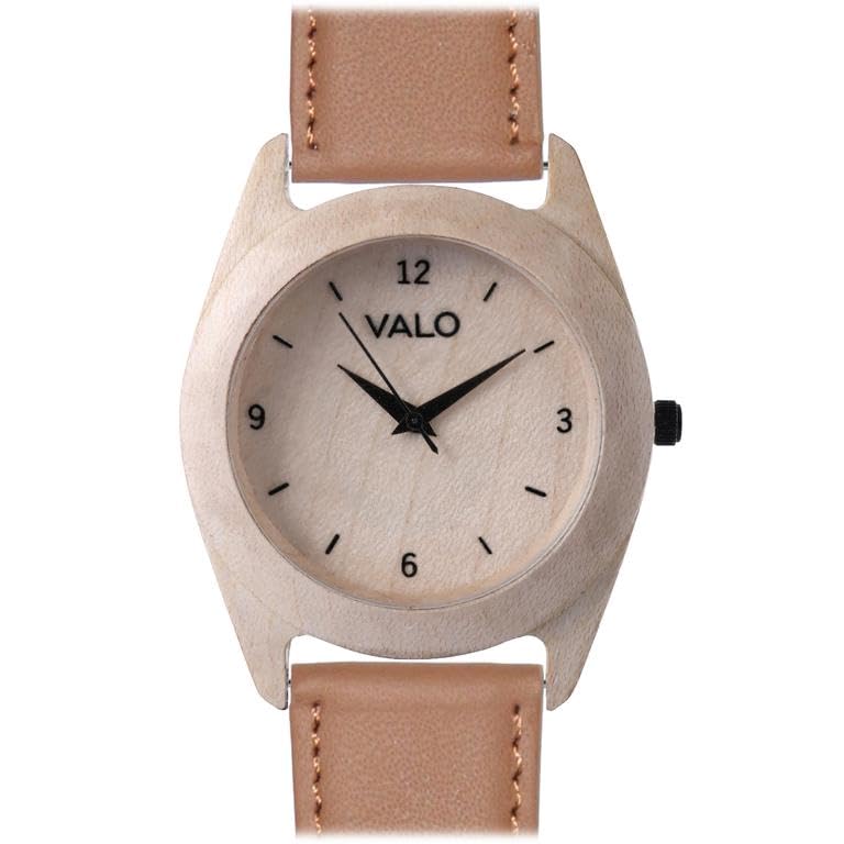 valo Anant Signature, Brown Colour Stitched Leather Strap-A1-picture-35