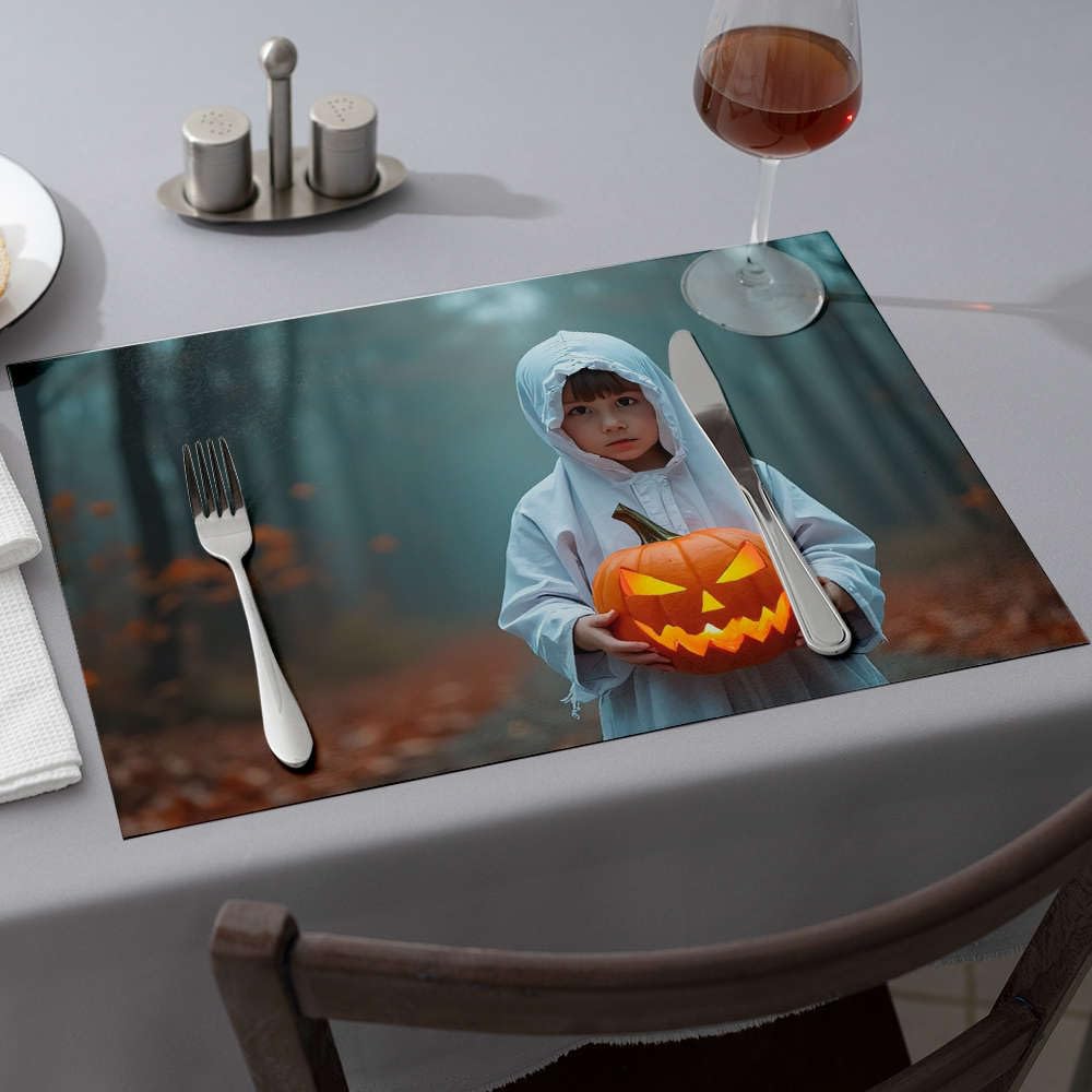 Set de table de Pâques en silicone blanc haute résistance pour îlot de cuisine