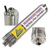 REGENWASSERPUMPE Tauchpumpe, ZISTERNENPUMPE, TAUCHDRUCKPUMPE, 25 m Kabel, Zisterne PUMPE für REGENWASSERNUTZUNG, REGENTANK, Pumpe mit Anschluß für SCHWIMMENDE ENTNAHME (Regen-Star SUPER 900)
