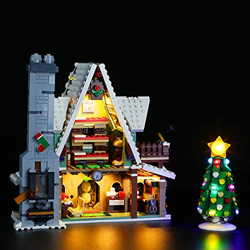 BRIKSMAX Led Beleuchtungsset für Lego Creator Expert Seasonal Elf Clubhouse - Compatible with Lego 10275 Bausteinen Modell - Ohne Lego Set(Fernbedienung Version) – Bild 3