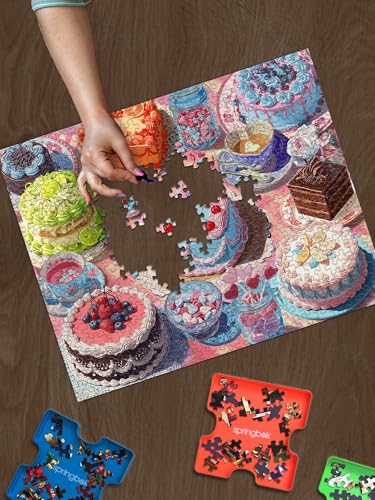 Rompecabezas Springbok Vintage Cakes de 500 piezas para adultos | Piezas únicas, fabricado en EE.UU., materiales ecológicos, incluye póster para el Día de San Valentín o diversión familiar miniatura 6