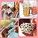 Uvdtf Cup Wraps Stickers，9sheets Coffee Cow Theme for Uv Dtf Cup Wrap Uvdtf Cup Wraps Uv Dtf Transfer Sticker Uv Transfer Stickers for Cups Uv Transfer Stickers Uv Dtf Wraps Sticker
