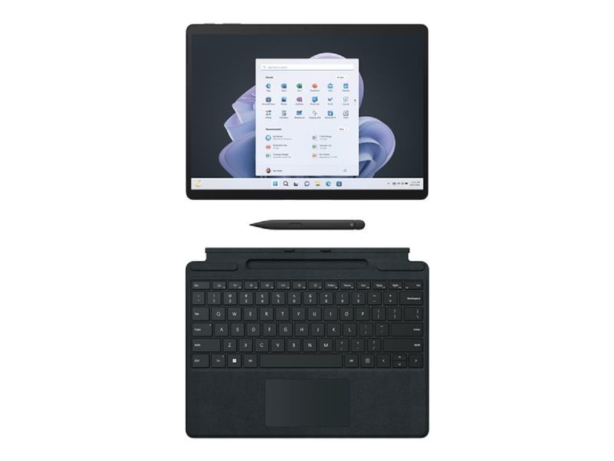 Microsoft Surface Pro 9 256 Go 33 cm (13") Intel® Core™ i5 8 Go Wi-FI 6E (802.11ax) Windows 11 Pro Graphite (Reconditionné)